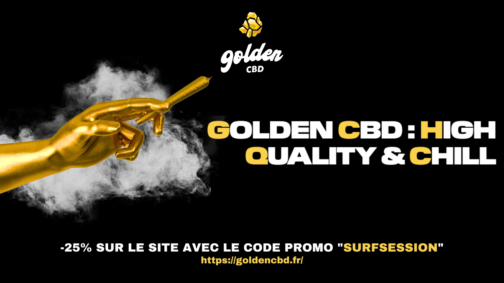 Golden CBD huiles bien-être premium